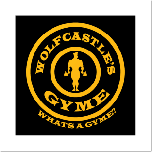 Wolfcastle's Gyme - Gold Posters and Art